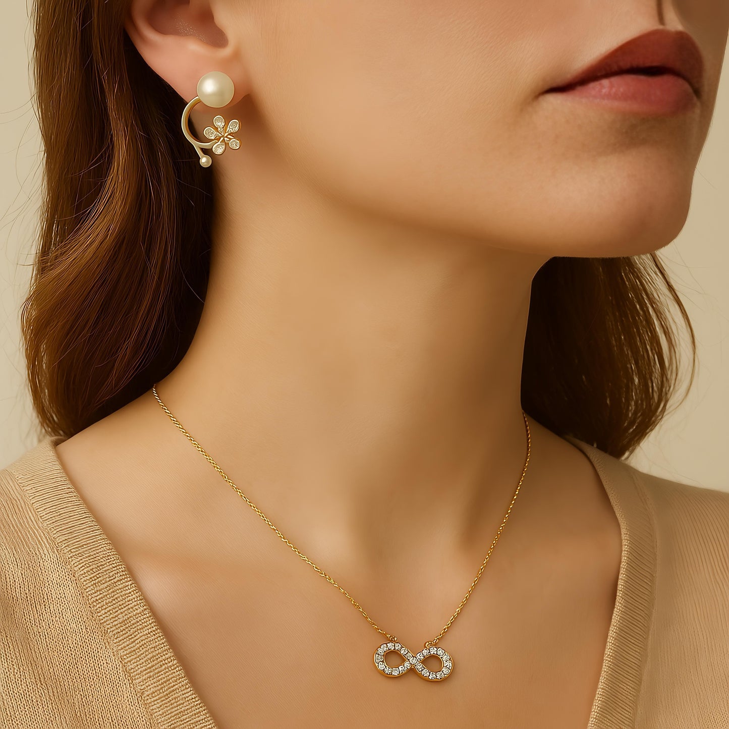 Petal And Infinity Combo Set by GLEAMY