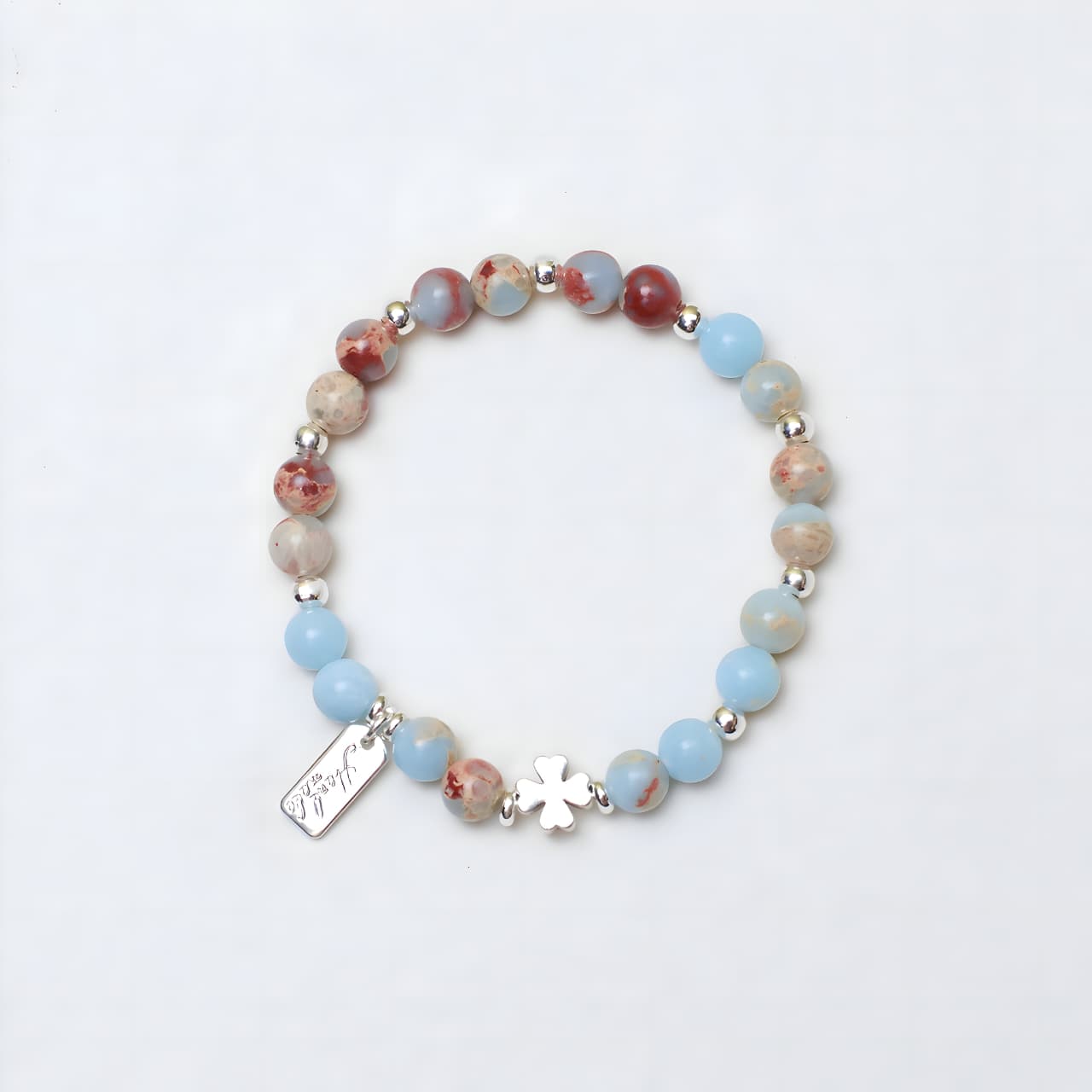 Petal and Pebbles Beaded Band by Gleamy