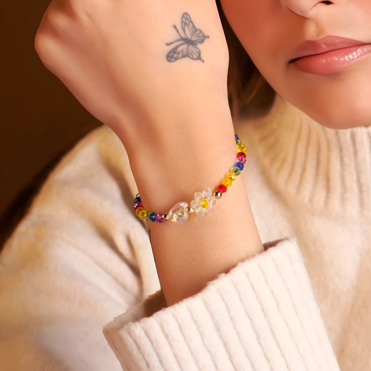 Sun-Kissed Treasures Beaded Band by Gleamy