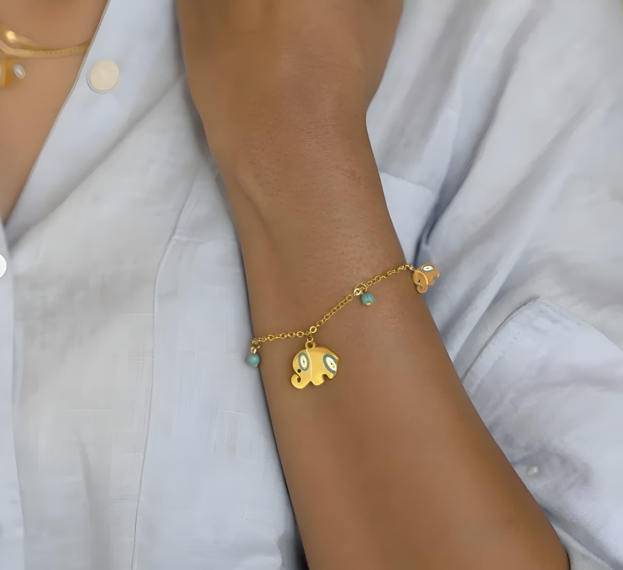 Tusked Treasure Bracelet by Gleamy