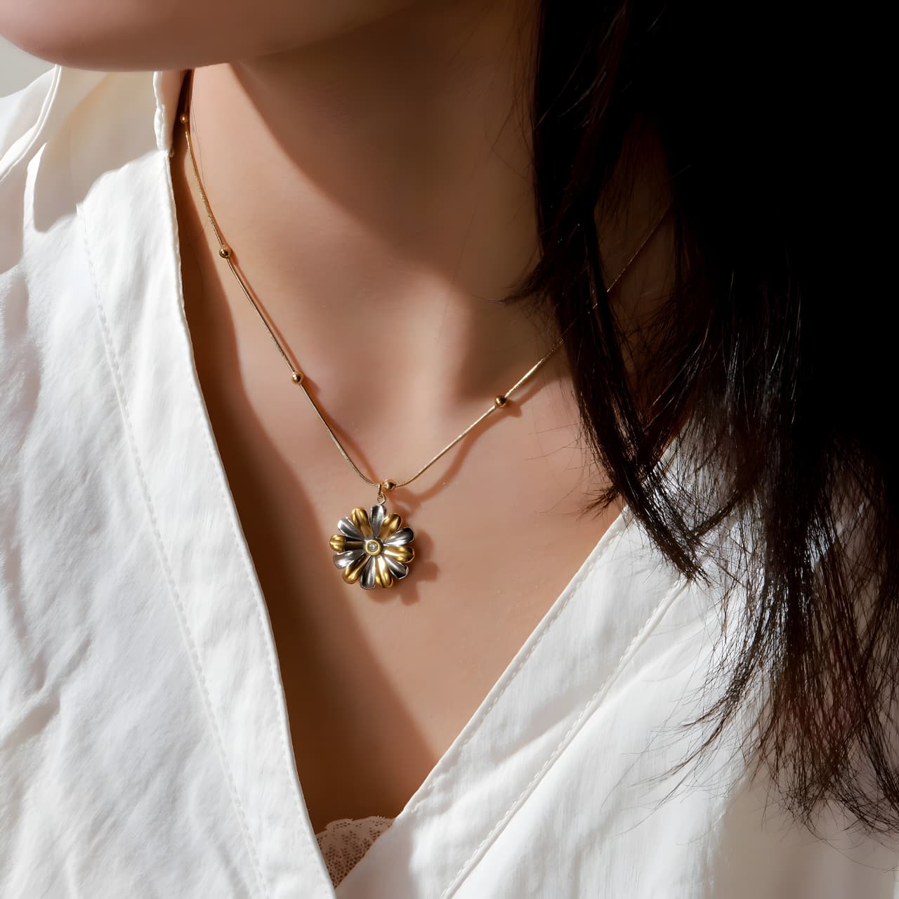 Chameli Necklace by Gleamy