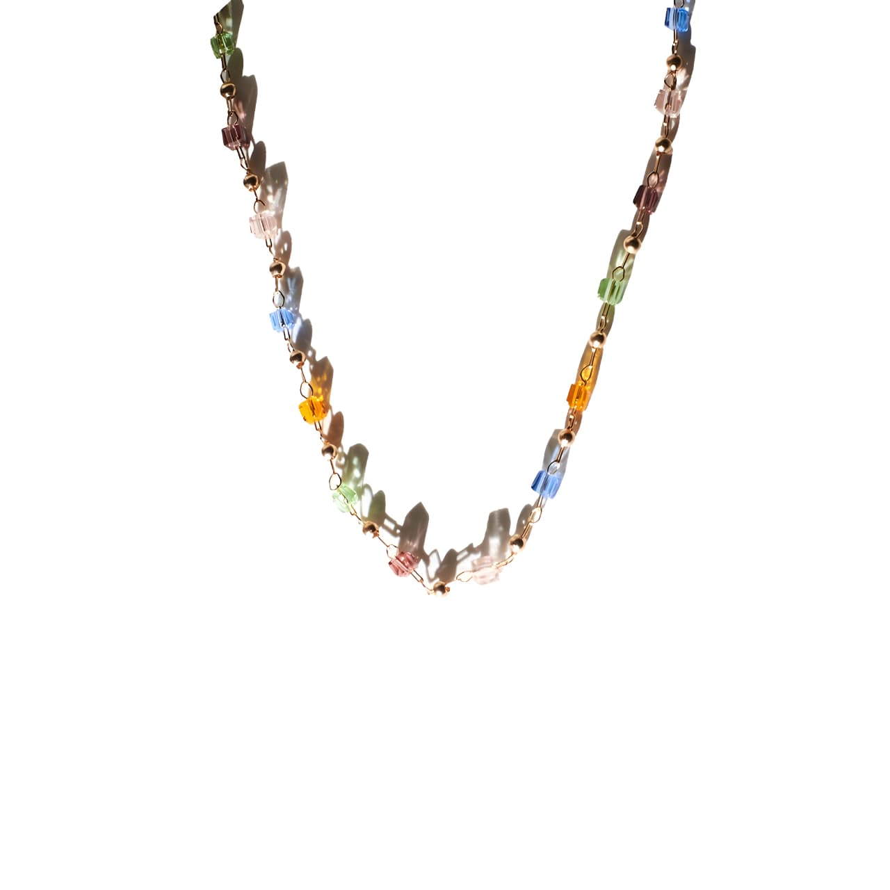 Tribal Boho Beaded Chain by gleamy