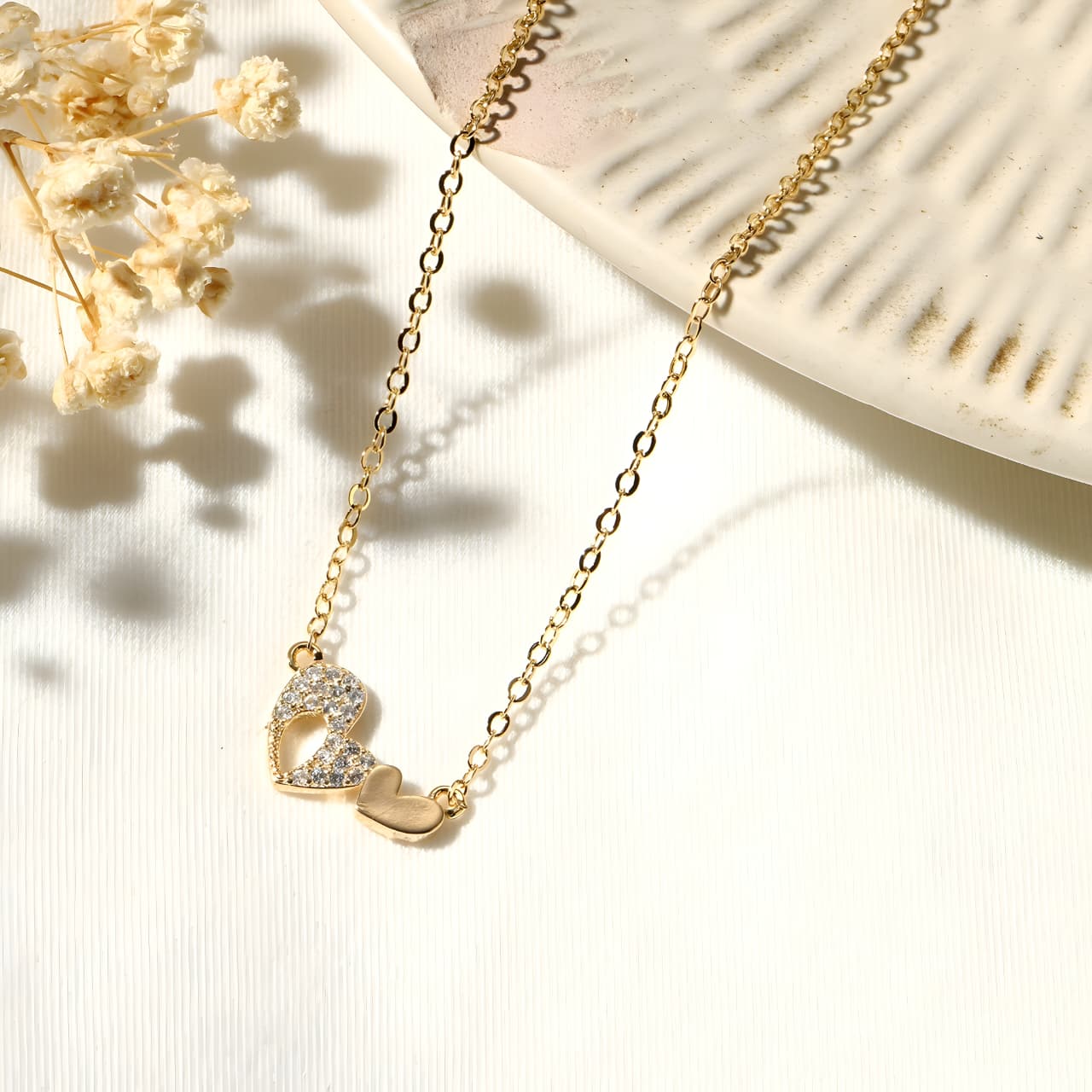 Cherished Heart Necklace by Gleamy