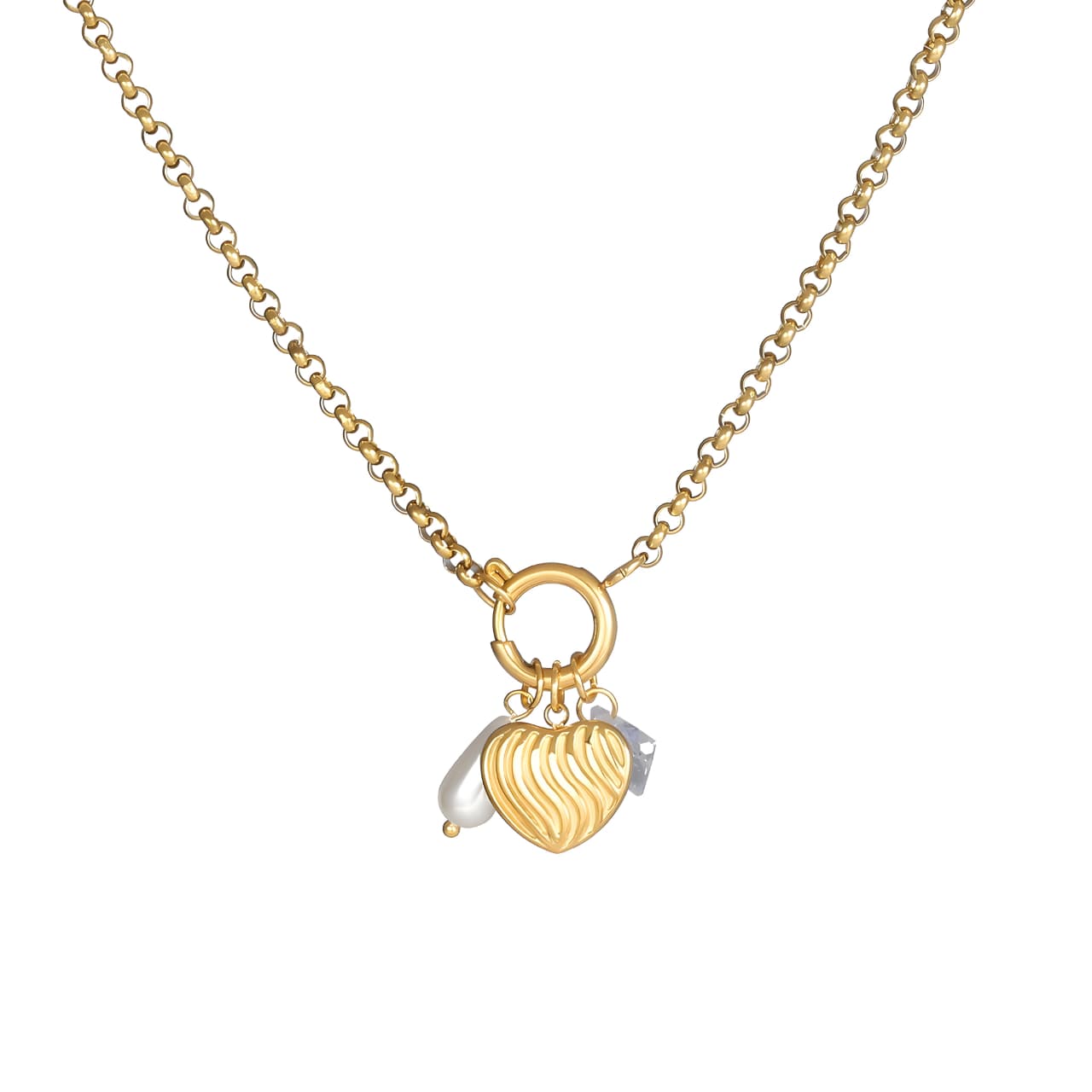 Adored Pearl Necklace by Gleamy