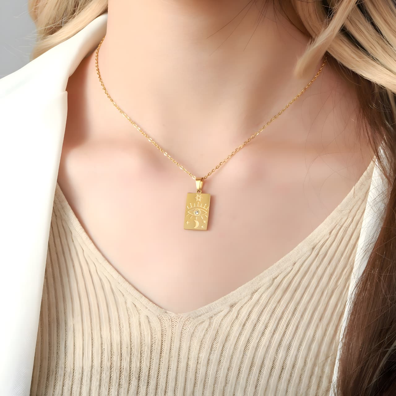 Eye of Destiny Necklace by gleamy