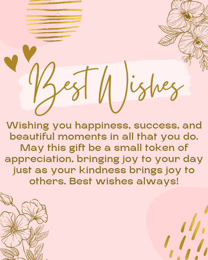 Blossom Gold Charm Gift hamper by Gleamy