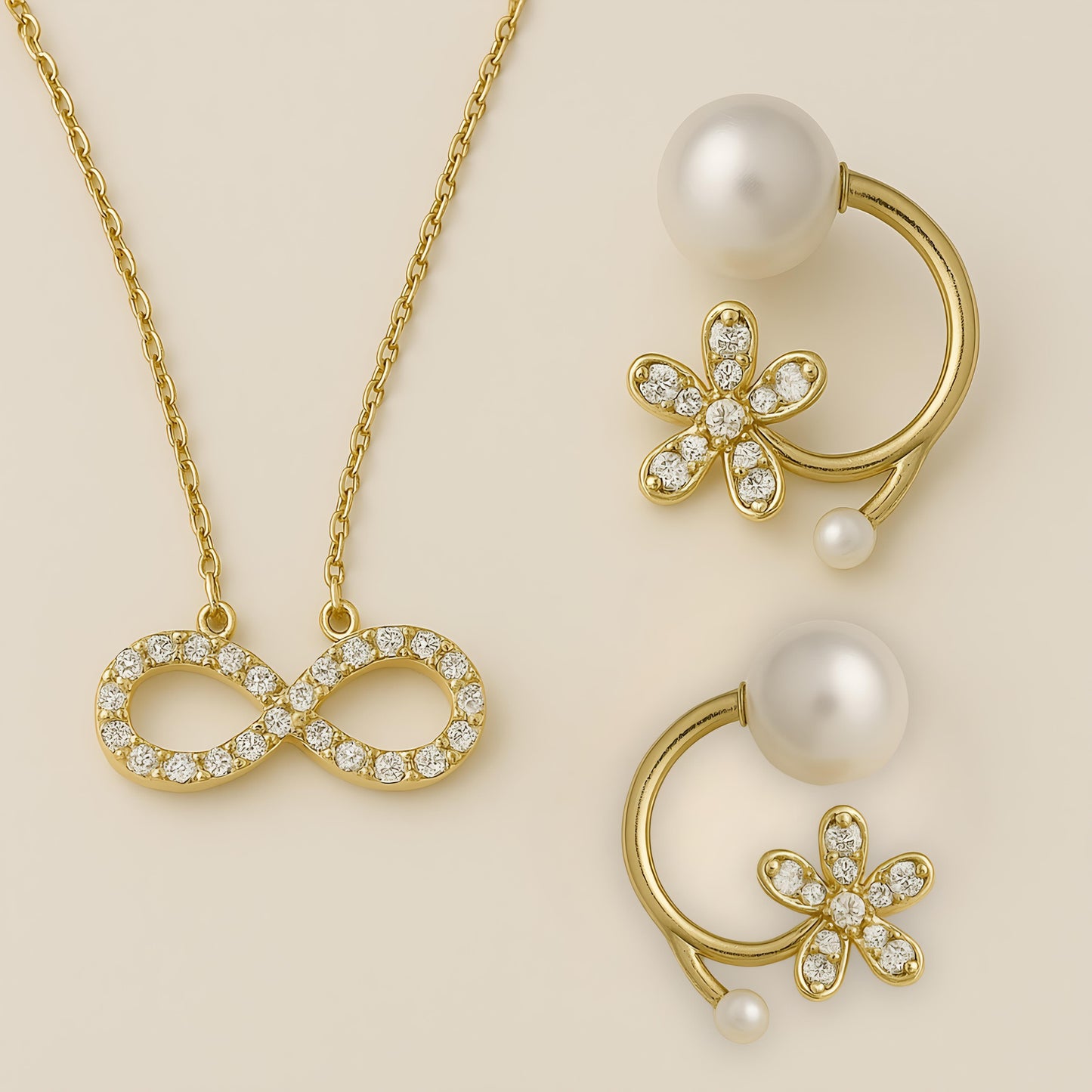 Petal And Infinity Combo Set by GLEAMY