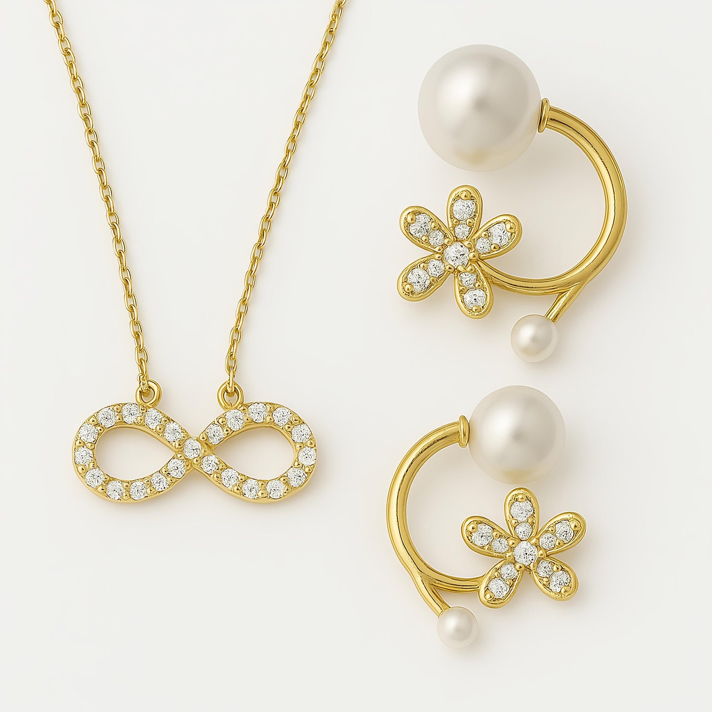 Petal And Infinity Combo Set by GLEAMY