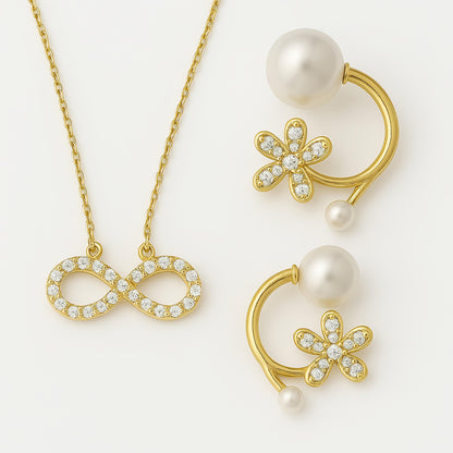 Petal And Infinity Combo Set by GLEAMY