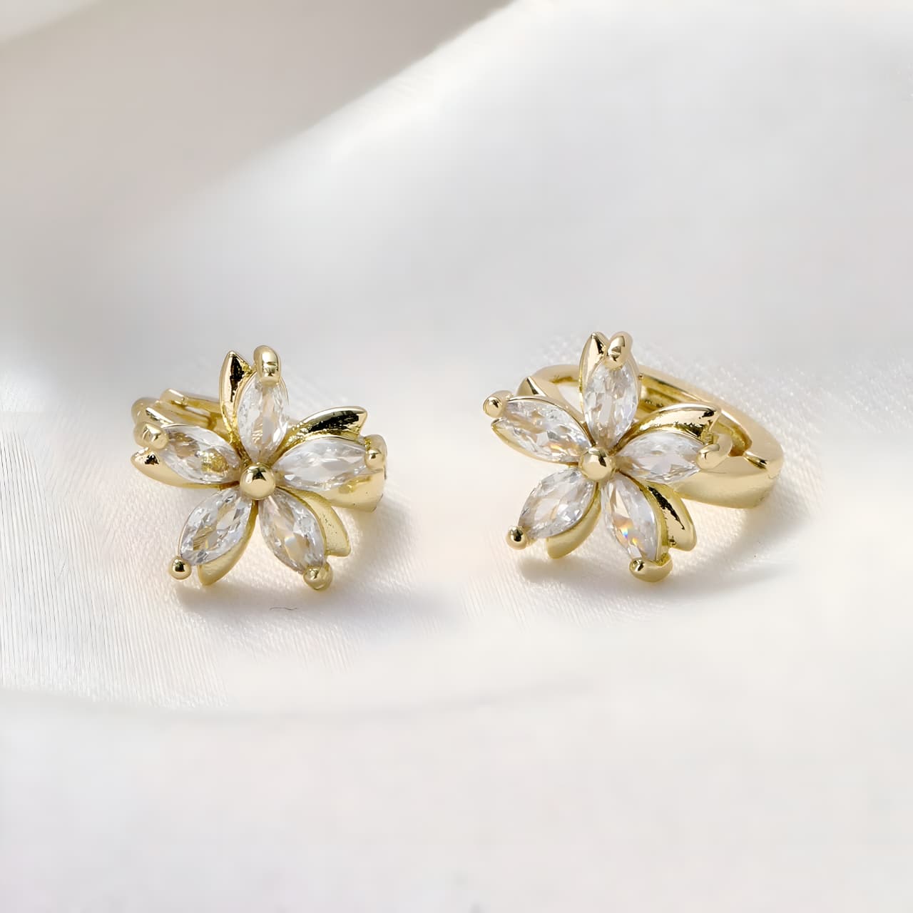 Noor Phool Earrings by Gleamy
