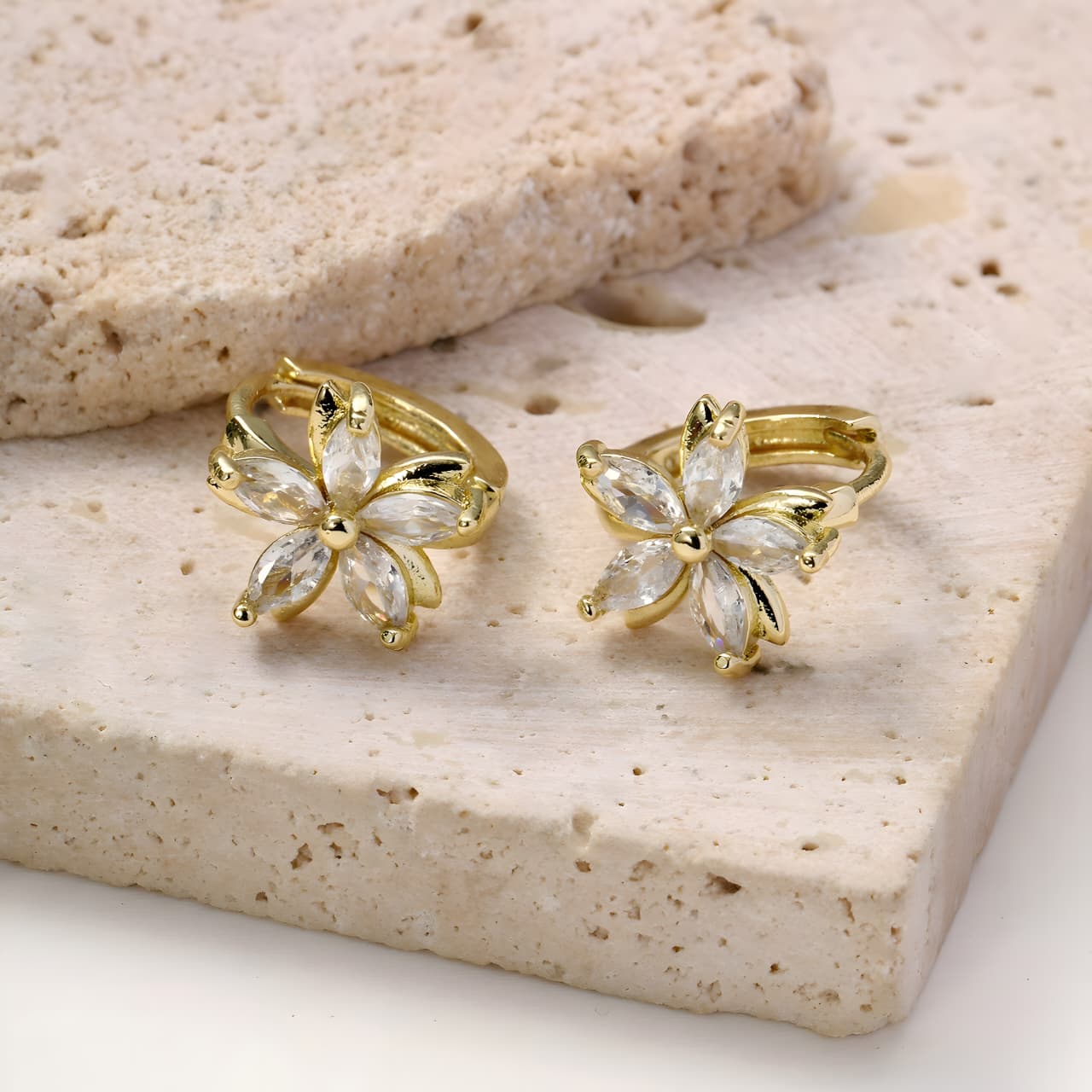 Noor Phool Earrings by Gleamy