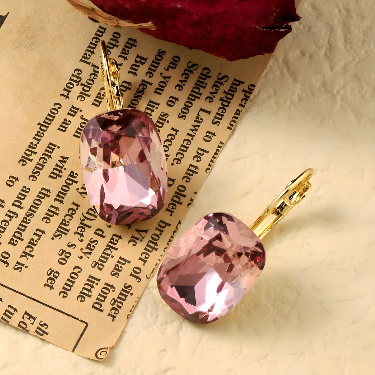 Mystic Sparkles Gem Earrings by Gleamy