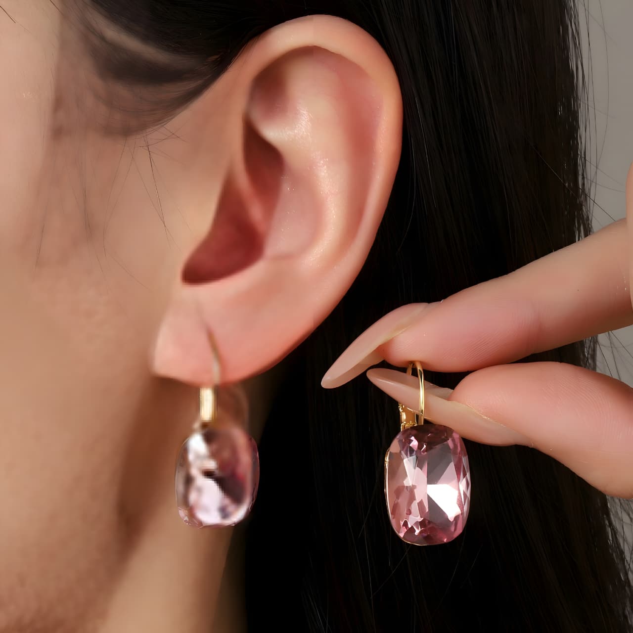 Mystic Sparkles Gem Earrings by Gleamy