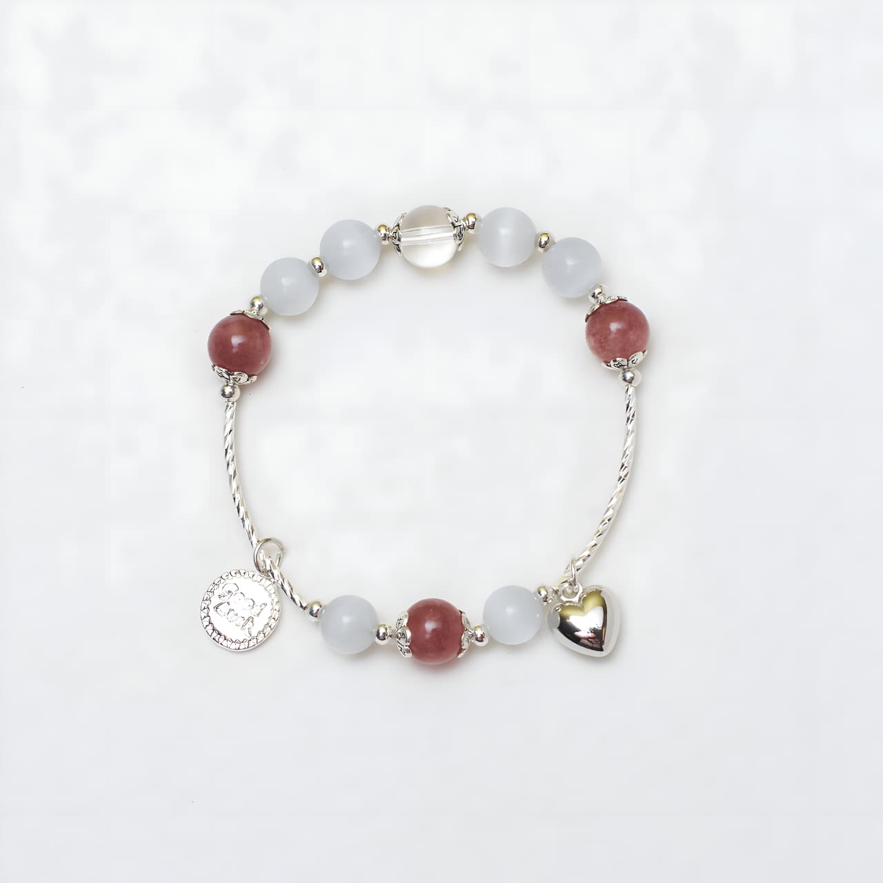 Sweetheart Rose Beaded Band by Gleamy