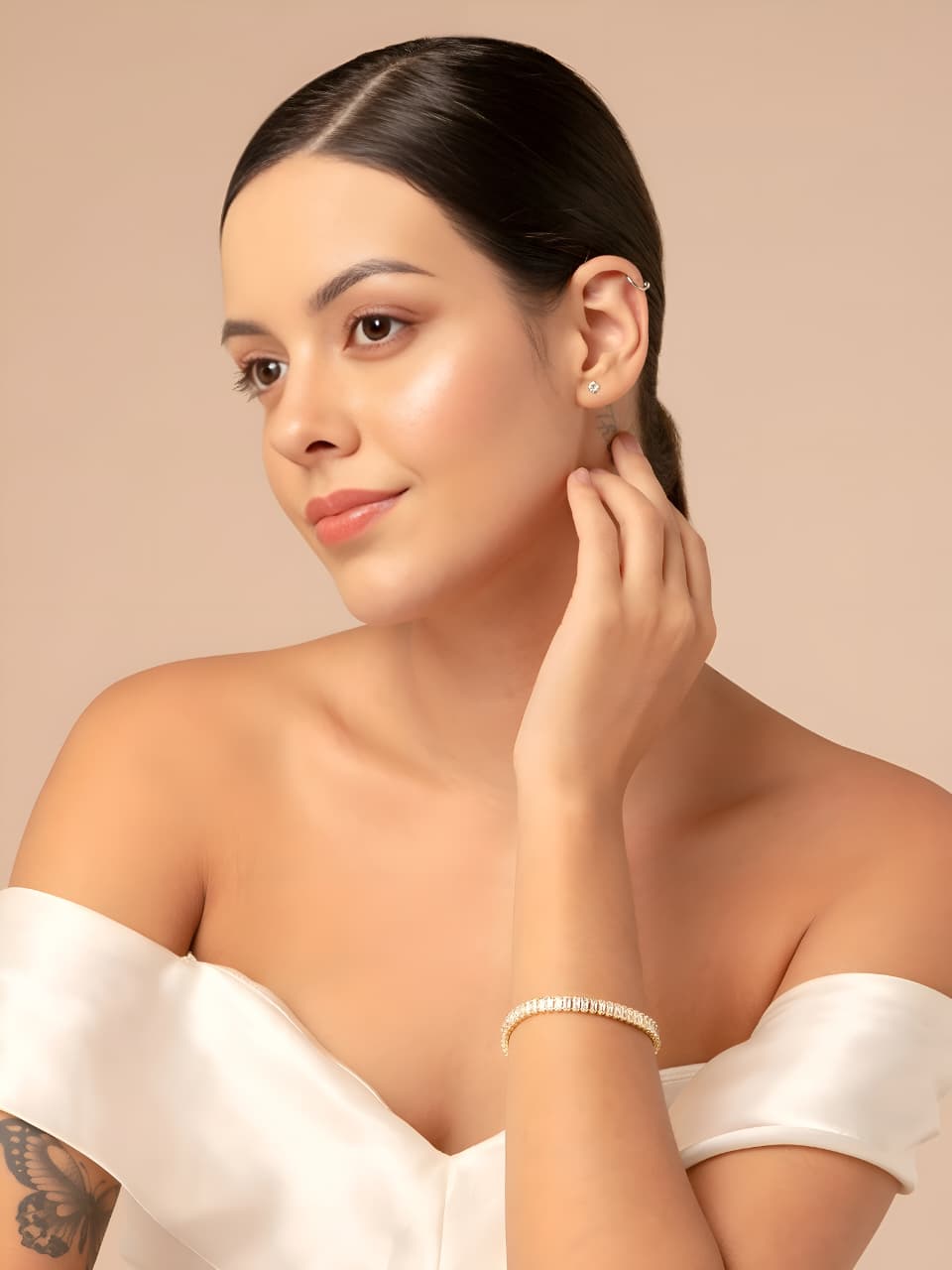 Glimmer Diamond Tennis Bracelet by Gleamy