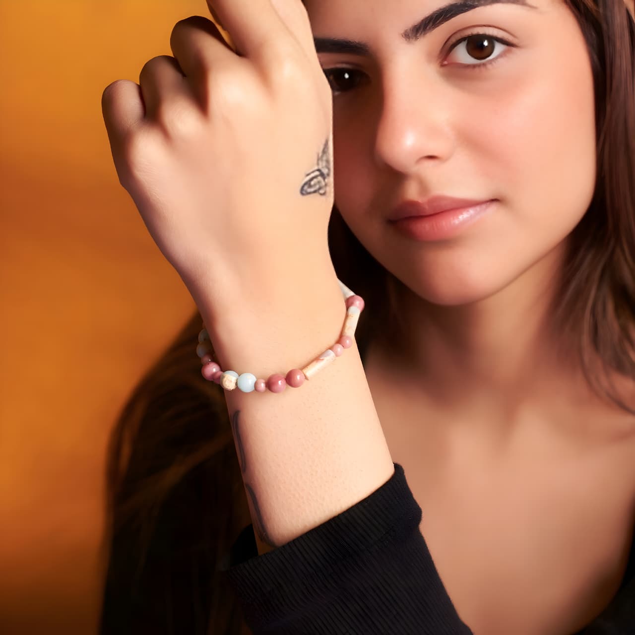 Nature's Candy Beaded Band by Gleamy