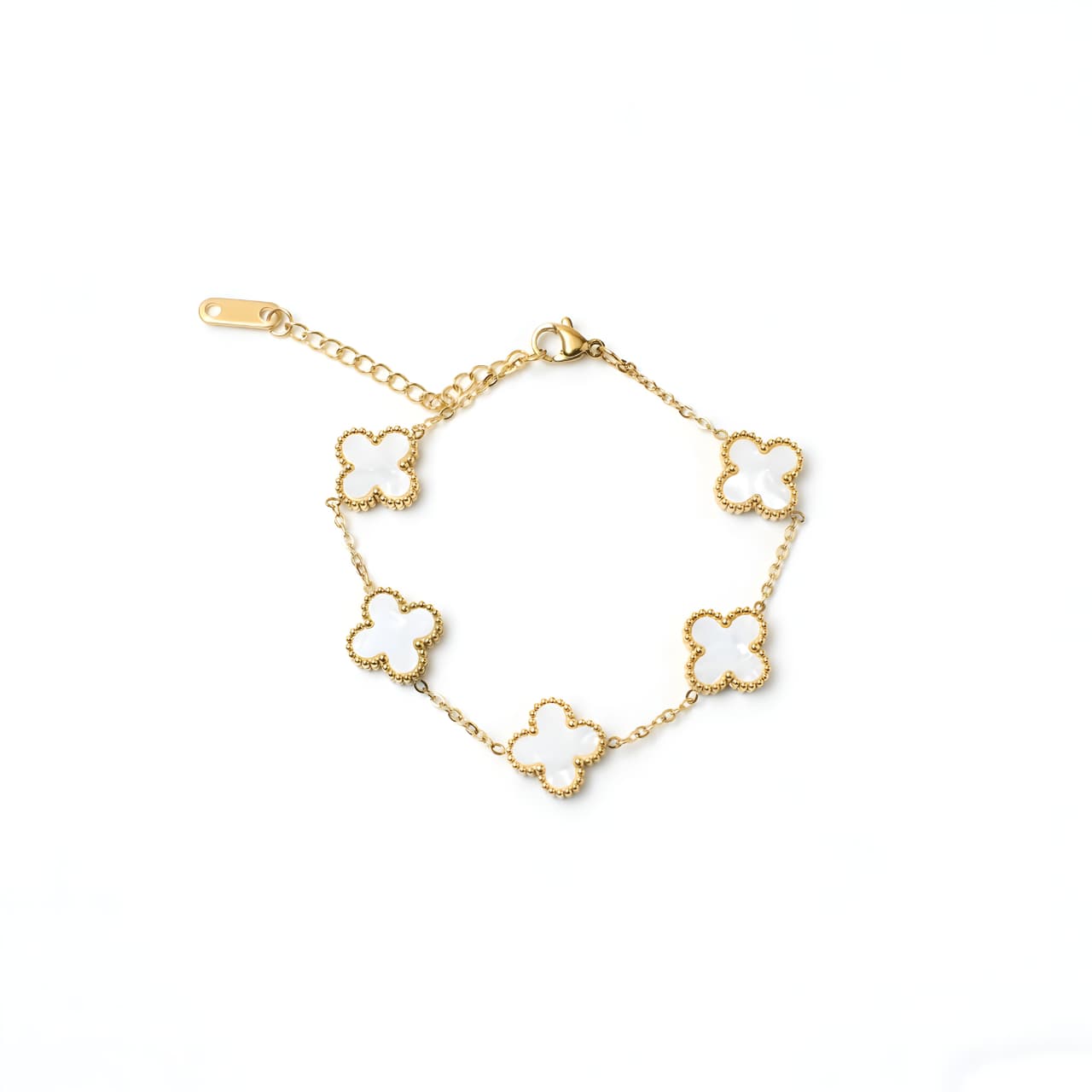 Victorian White Bracelet by Gleamy