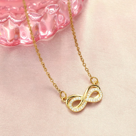 Endless Infinity Necklace by Gleamy