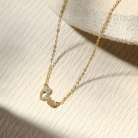 Cherished Heart Necklace by Gleamy