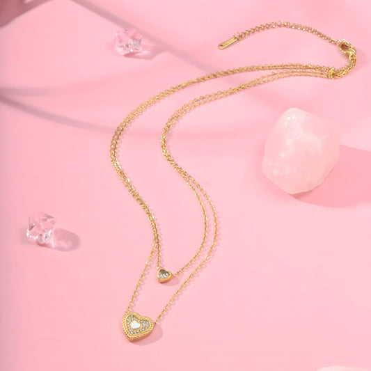 Echo of Heart Necklace by Gleamy