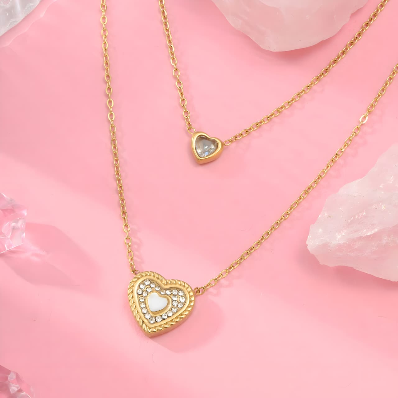 Echo of Heart Necklace by Gleamy
