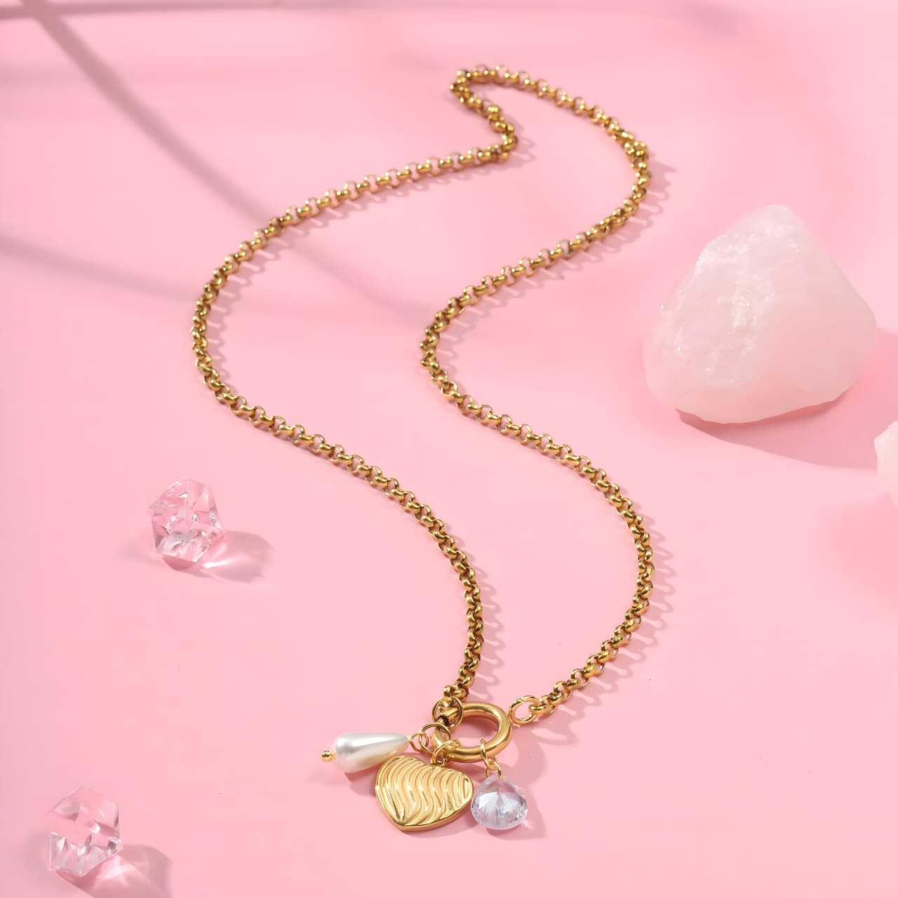 Adored Pearl Necklace by Gleamy