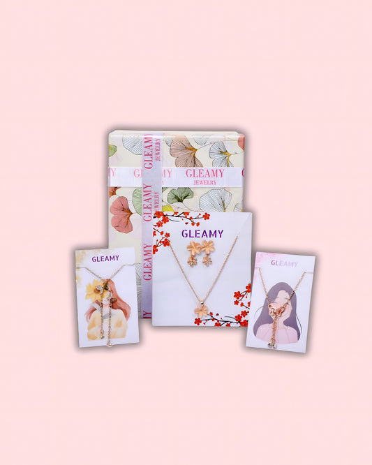 Blossom Gold Charm Gift hamper by Gleamy