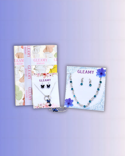Sapphire Glow Celebration Gift Hamper by Gleamy