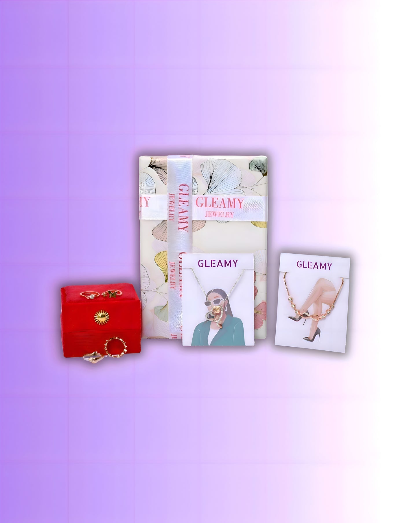Rose Gold Radiance Gift Hamper by Gleamy