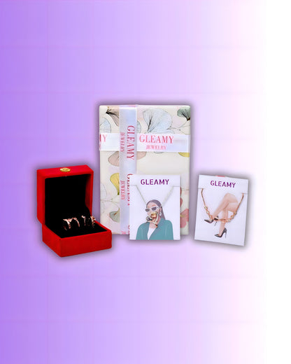 Rose Gold Radiance Gift Hamper by Gleamy