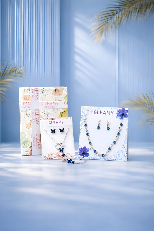 Sapphire Glow Celebration Gift Hamper by Gleamy