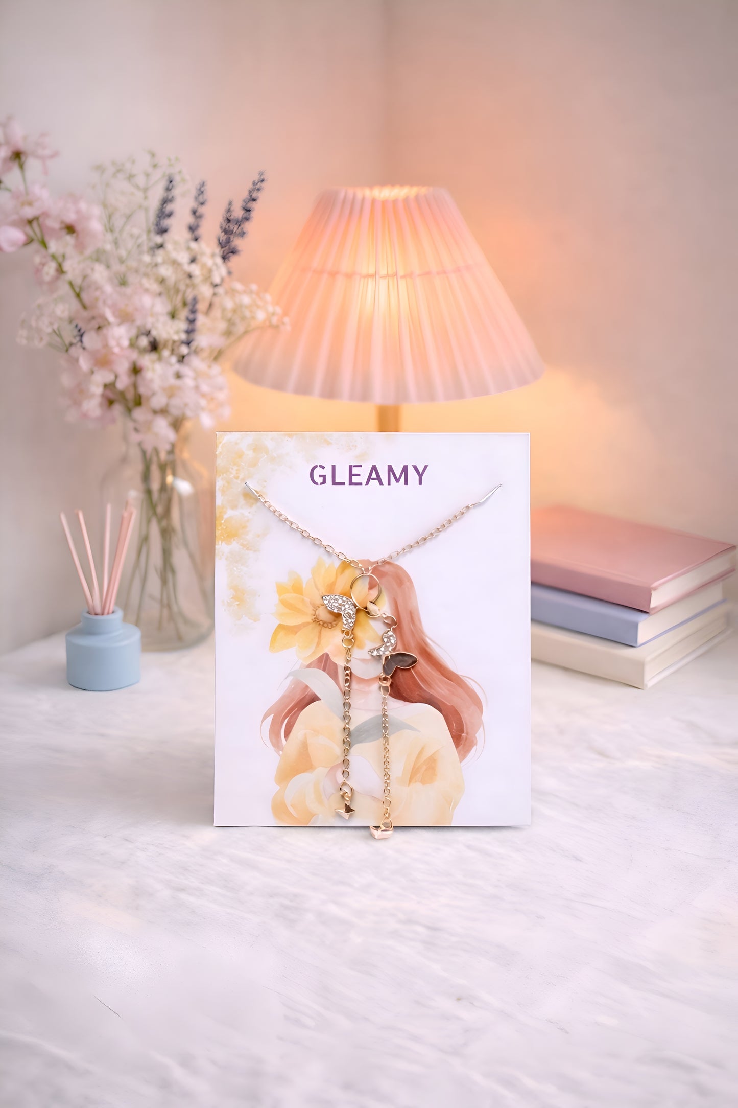 Blossom Gold Charm Gift hamper by Gleamy