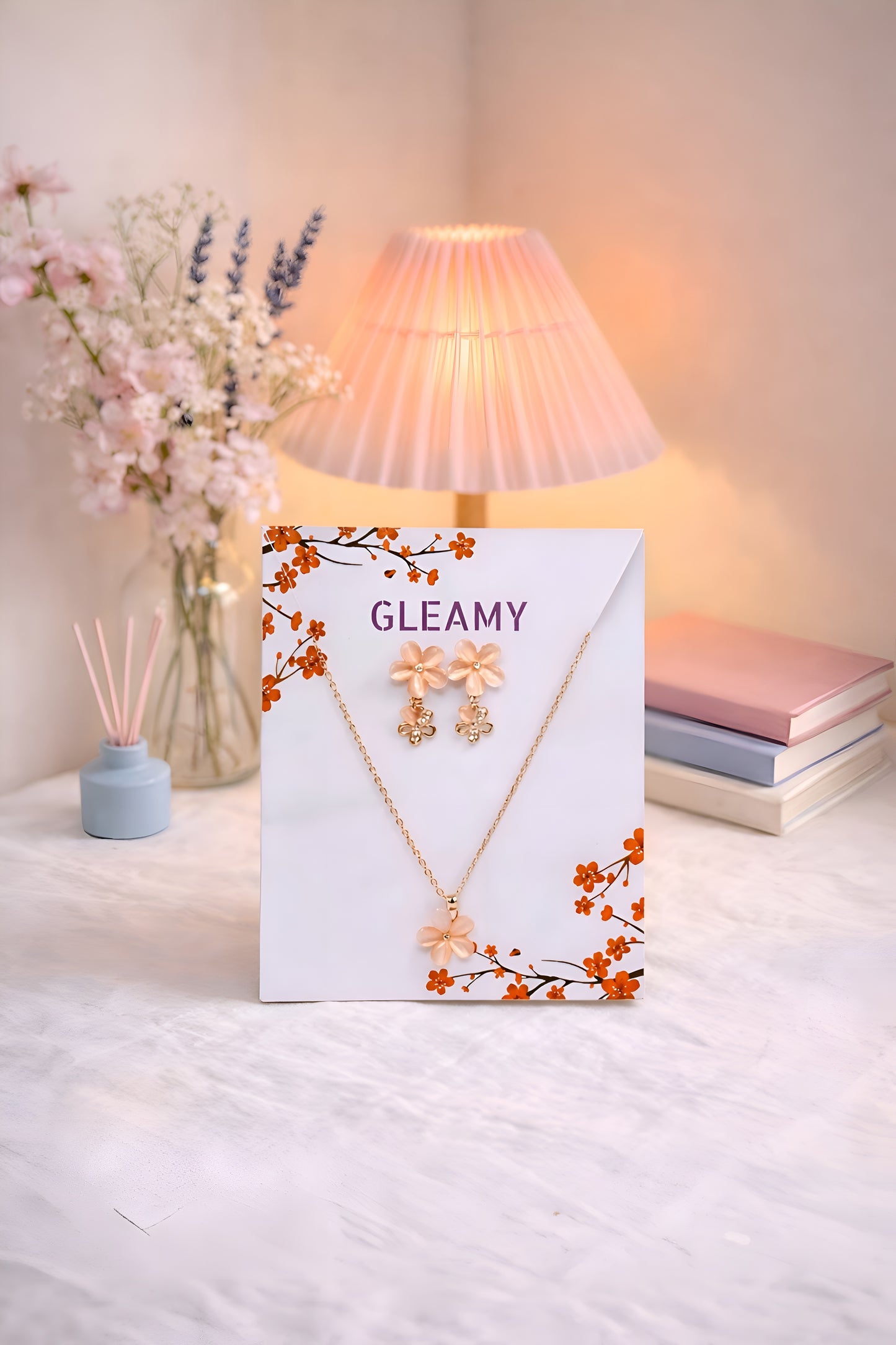 Blossom Gold Charm Gift hamper by Gleamy